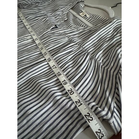 Ana Women's Blouse Button-Up Striped‎ Shirt Size Medium - Picture 3 of 6